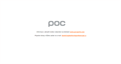 Desktop Screenshot of poc-sport.cz
